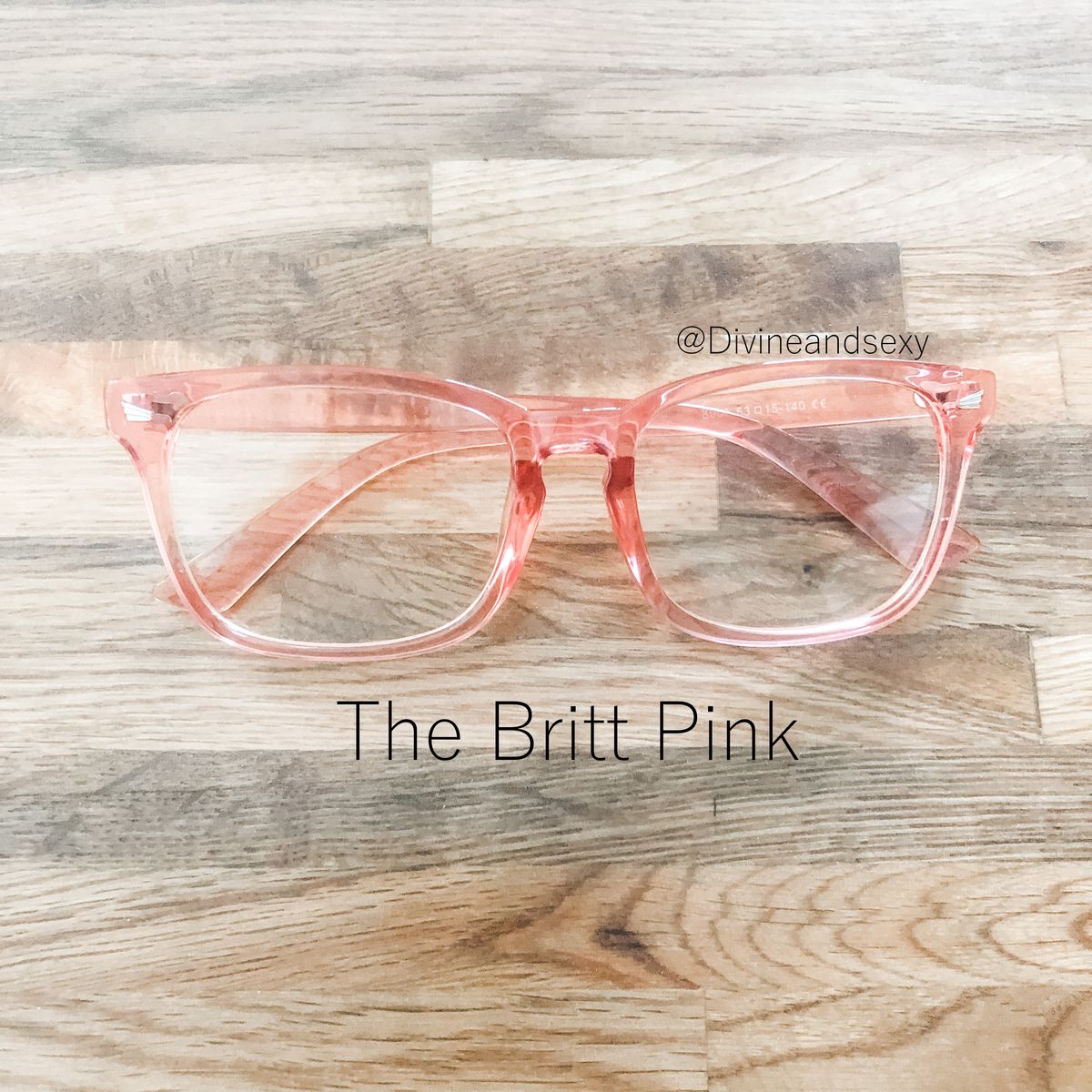 Adult Stylish Blue Light Blocking Glasses - The Britt Pink