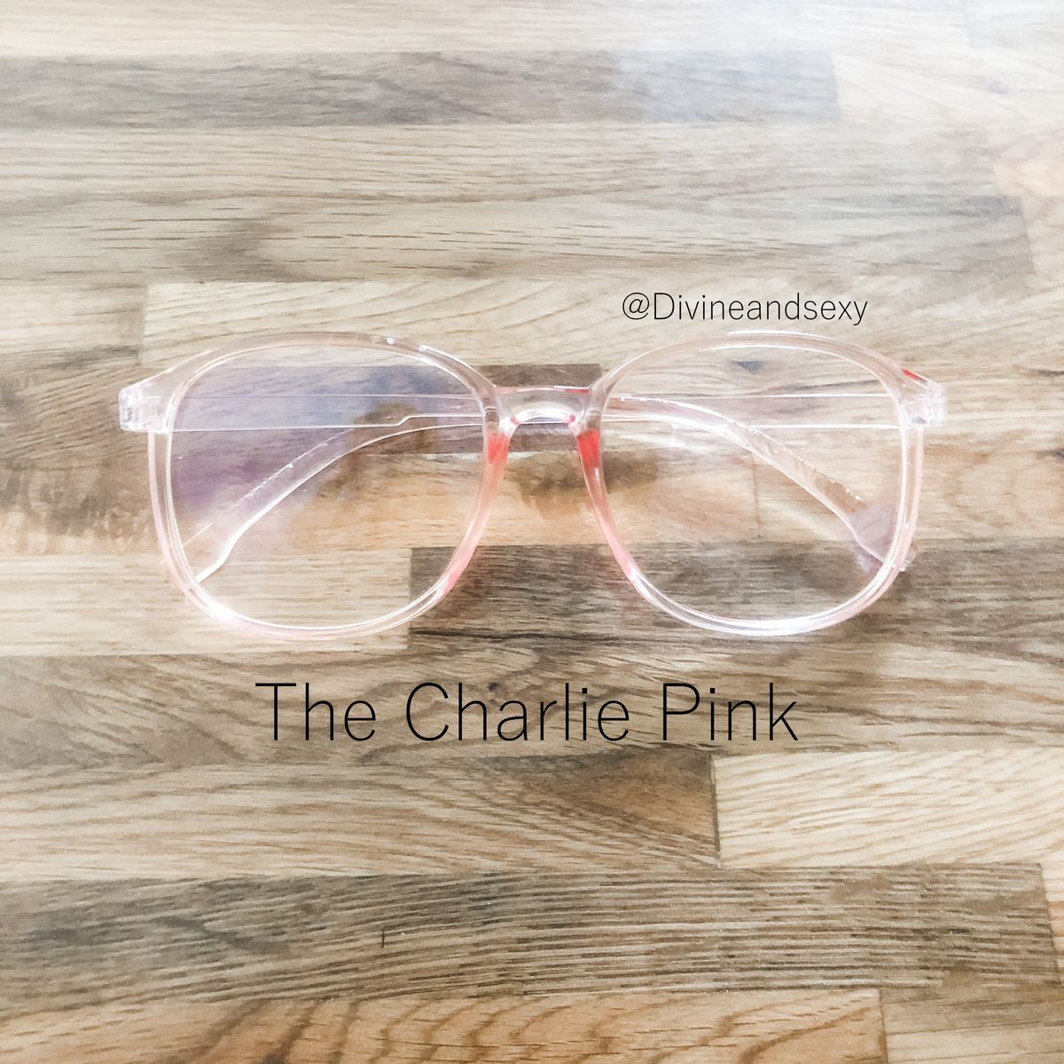 Adult Stylish Blue Light Blocking Glasses - The Charlie Pink