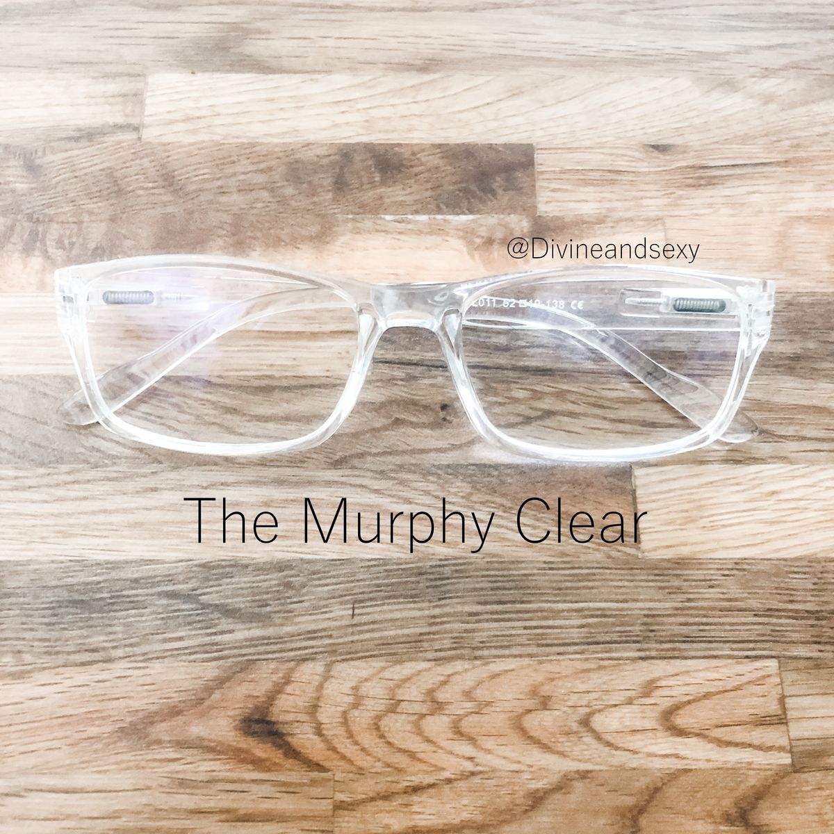 Adult Stylish Blue Light Blocking Glasses - The Murphy Clear