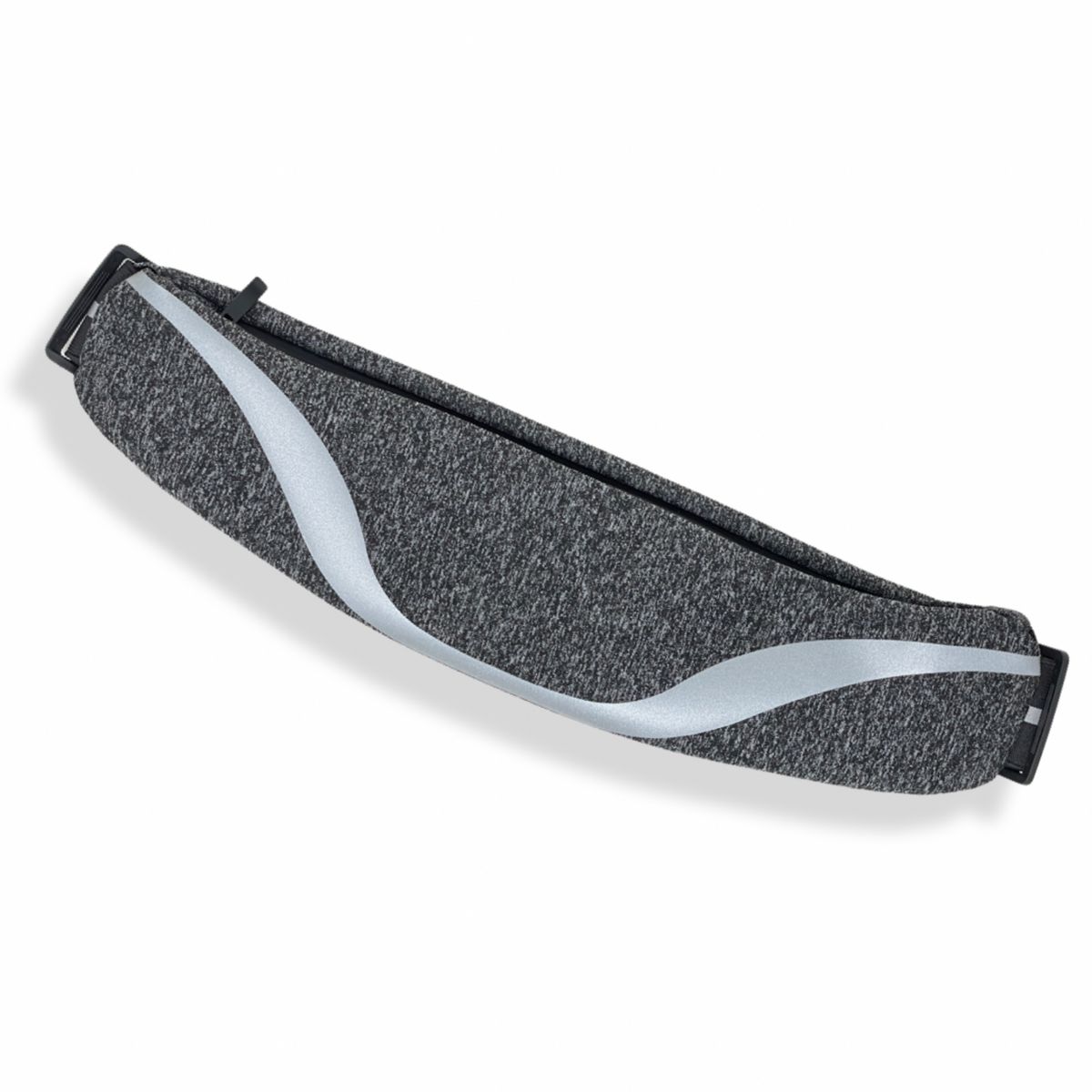 Water-Resistant Sport Waist Pack Running Belt with Reflective Strip - Sports Waist Pack Grey-image-SKU3214751