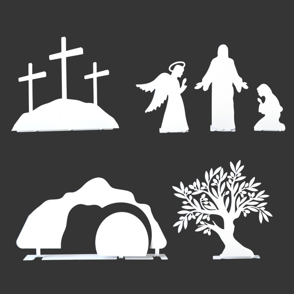 Christ is Risen Easter Advent Set - White