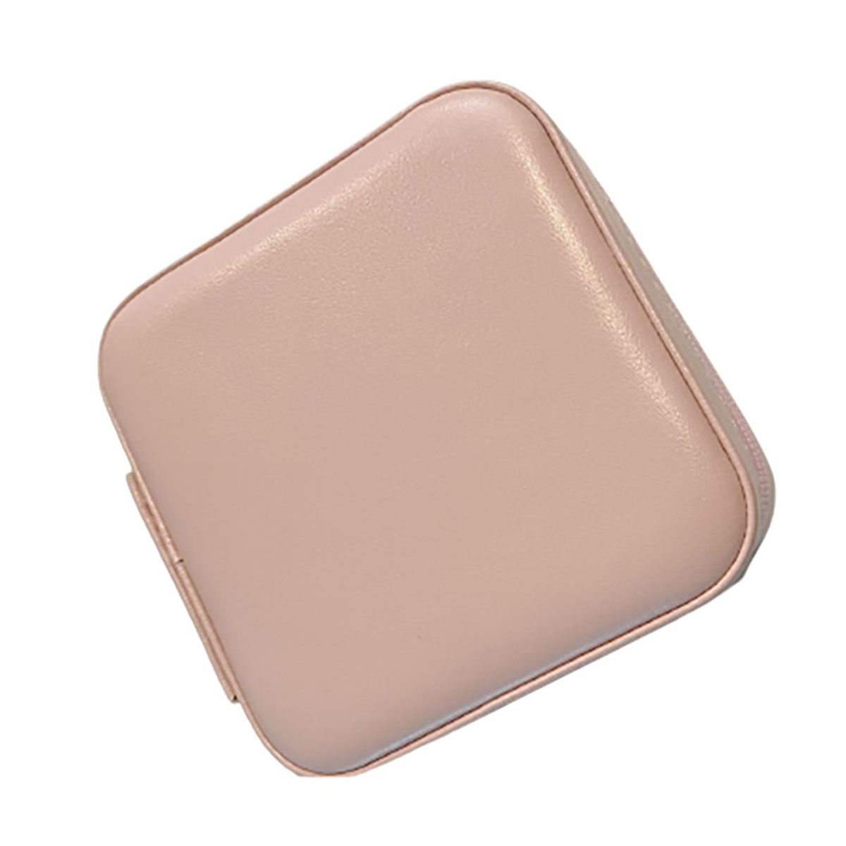 Zippered Travel Jewelry Case  Pink