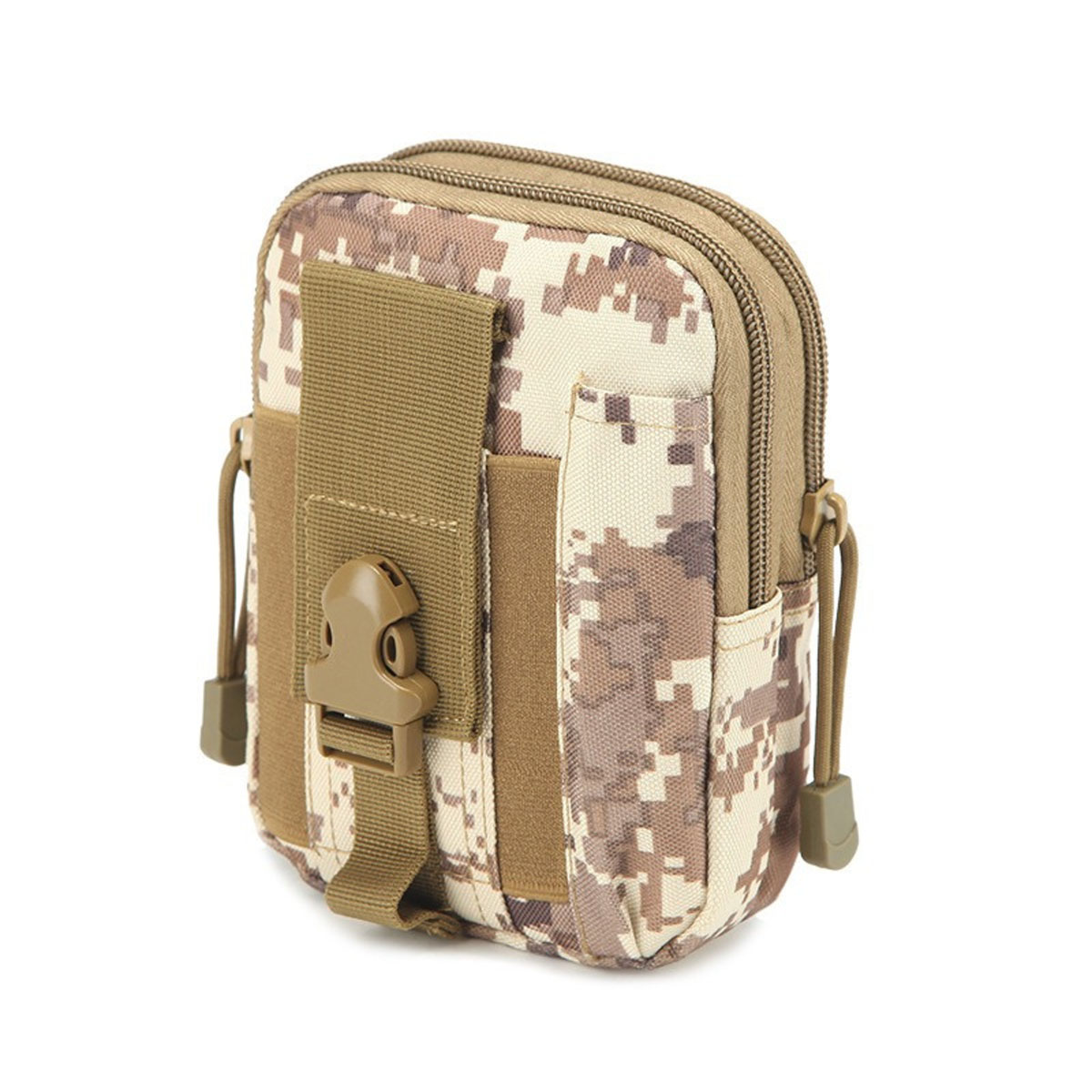 Photos - Travel Bags JupiterGear Tactical MOLLE Military Pouch Waist Bag - Waist Pouch Desert J