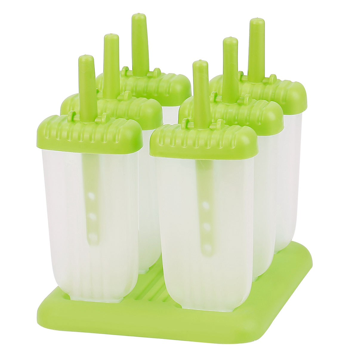 CoolWorld™ 6-Piece Popsicle Molds - CoolWorld 6Pcs Ice Popsicle Molds GREEN