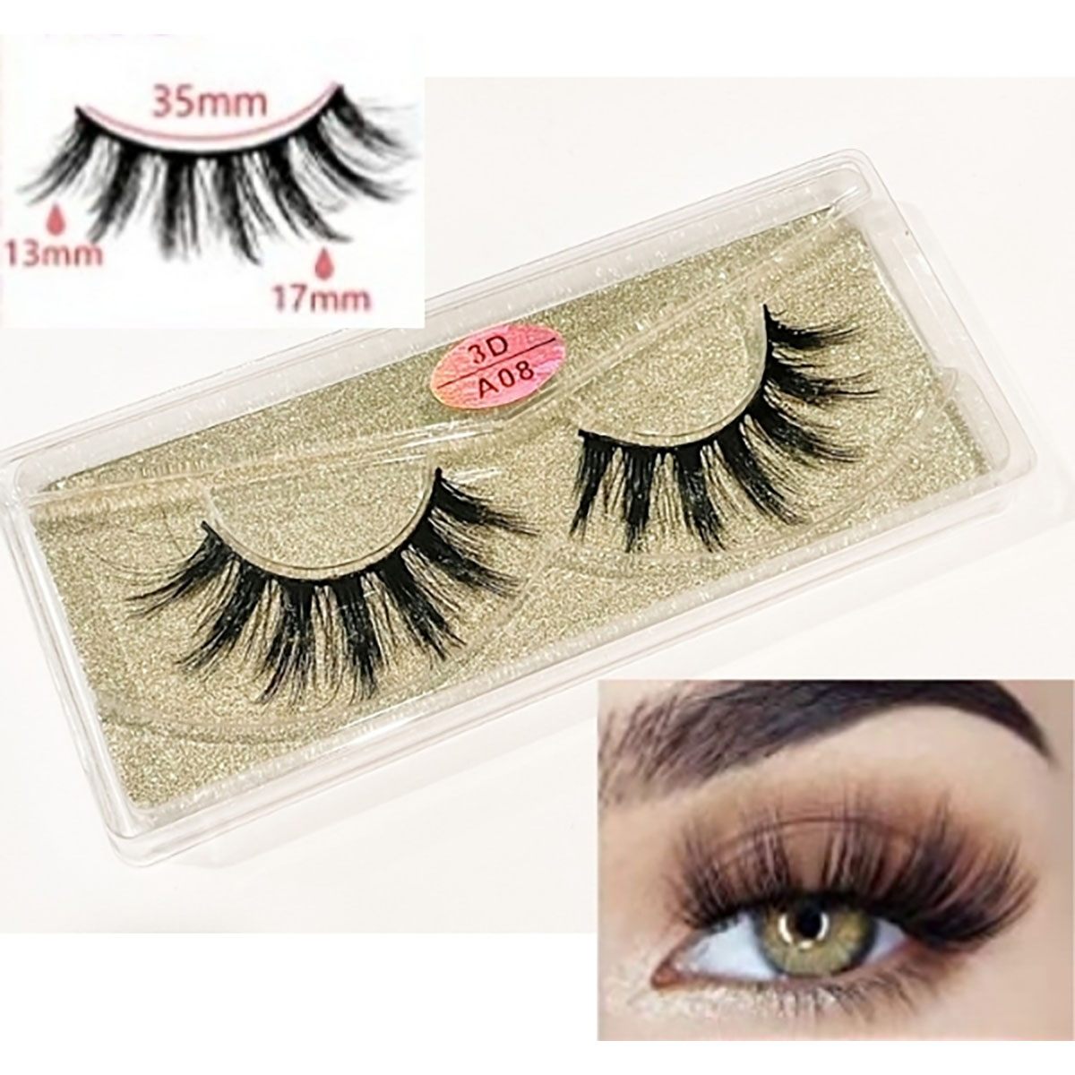 Ready Limited? Vegan Strip Eyelashes - A08