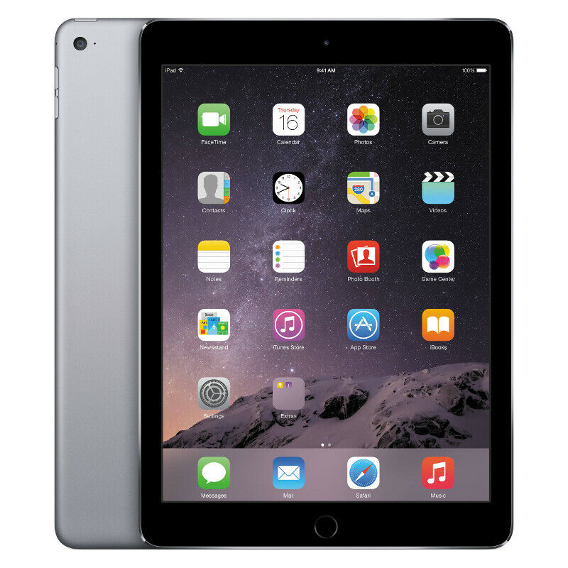 Apple® iPad Air 2 Retina Bundle with Case & Screen Protector (64GB) - SPACE GRAY , WIFI ONLY