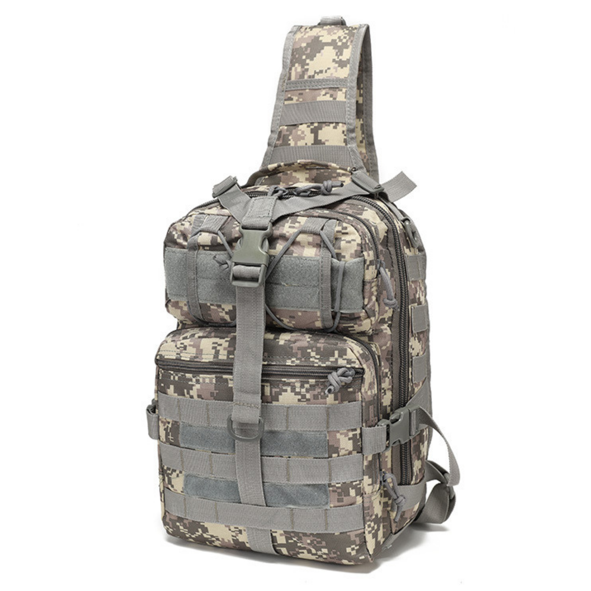 15L Tactical Military Medium Sling Range Bag - Medium Sling Bag ACU Digital-image-SKU3232250
