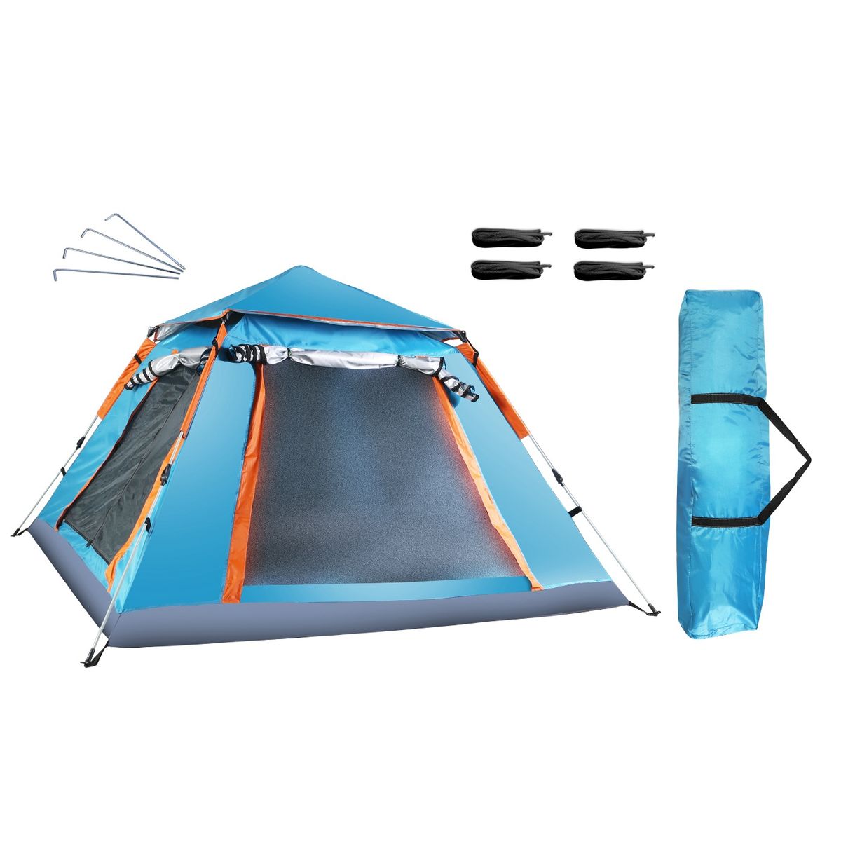 Photos - Tent LakeForest LakeForest® 4-5 Person Camping  - LakeForest 4-5 Person Camping  BLU HGCAMPINGTENTGPCT3881(BLUE)