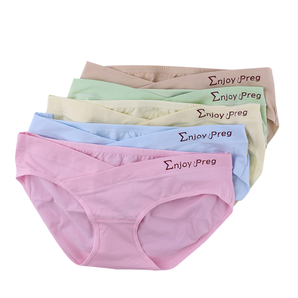 Women's Pregnancy & Postpartum Soft Cotton Underwear (5-Pack) - Medium