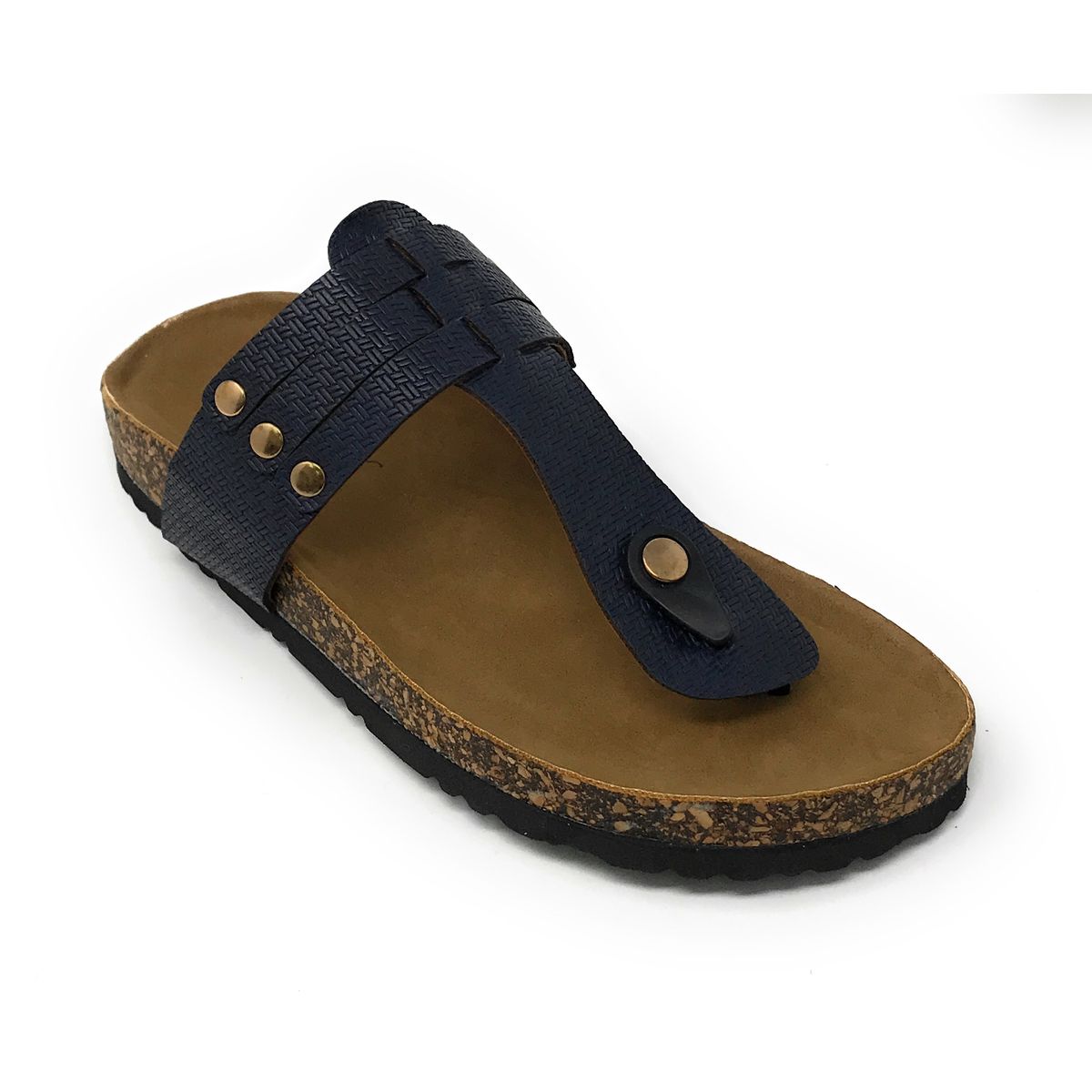 Victoria K.&trade; Women's Fashion Footbed Sandals - Women Fashion Thong Footbed-Black-10