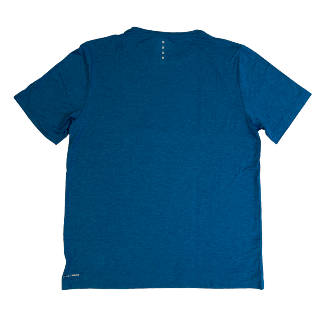 Reebok Speedwick Mens Textured Active Tee  Mediterranean Blue XL