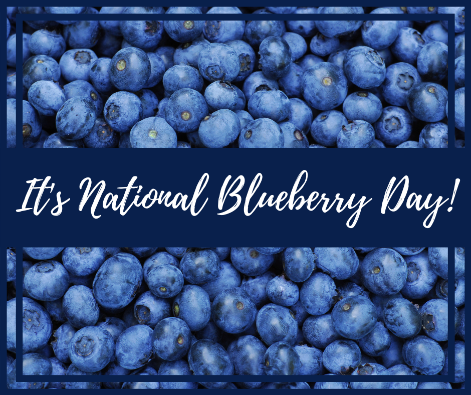 It’s National Blueberry Day