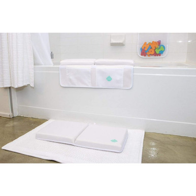 Easy Baby® Bath Kneeler and Elbow Rest Pad with Foam Toys and Organizer