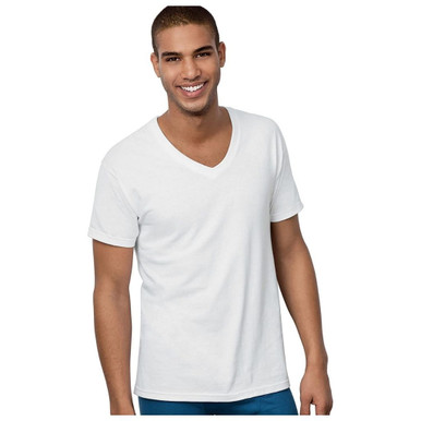 Hanes® Tagless Comfortsoft V-Neck T-Shirt (6-Pack) - X-Large