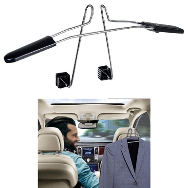 Zone Tech Chrome Headrest Car Hanger