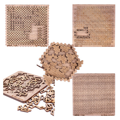 54-Piece Mind-Bending Wooden Jigsaw Puzzle for AdultsProduct Image
