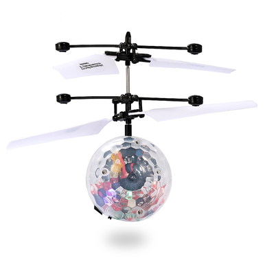 Hand-Sensing Flying RC Helicopter Ball with LED Lights