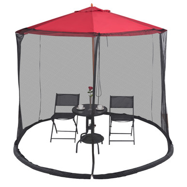 9- to 10-Foot Umbrella Table Mosquito Net Cover