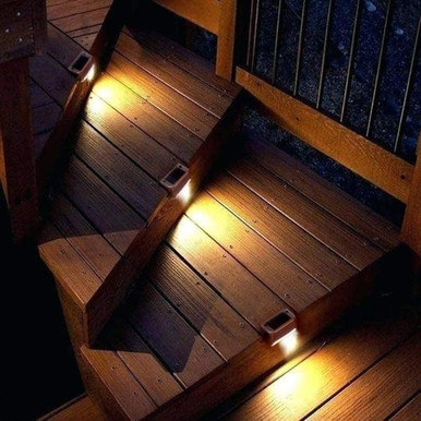 Solar Waterproof LED Deck Light (16-Pack)