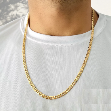 18K-Gold-Filled Mariner Chain Necklace