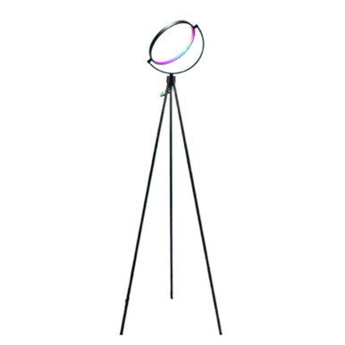 Modern Color Ring Standing Floor Lamp with Touch Remote