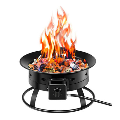 Photos - Electric Fireplace Goplus Portable 58,000 BTU Outdoor Propane Fire Pit HW53792