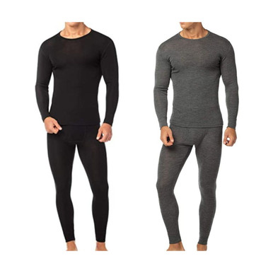 Men's Premium Cotton Fleece Thermal Sets (2-Pair)