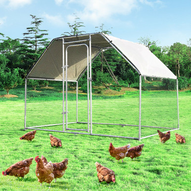 Photos - Rodent Cage / House Costway Large Walk-in Chicken Coop PS7175+ 