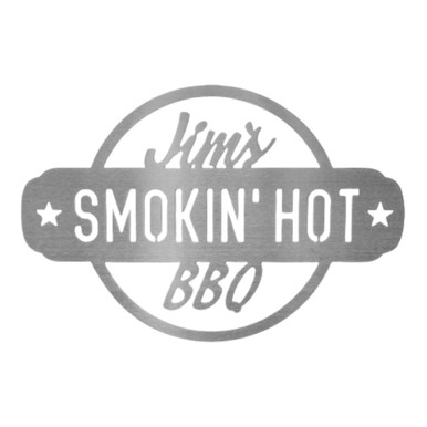 Personalized Smokin' Hot BBQ Sign