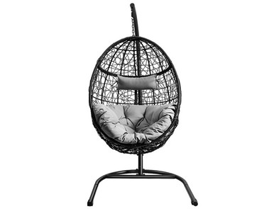 Photos - Canopy Swing Goplus Hanging Egg Swing Chair with Stand OP70424+