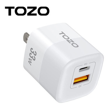 Photos - Charger Tozo ® 33W USB-C Dual Port Compact Wall  Power Adapter -C3 