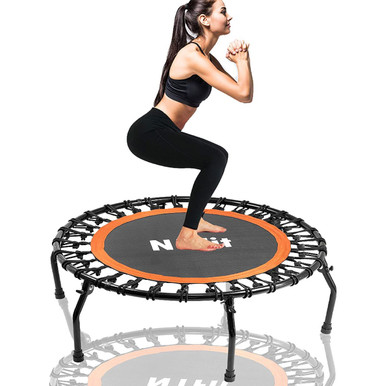 Rebounder 40-Inch Fitness Trampoline with Folding Legs by N1Fit&reg;