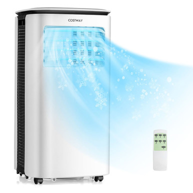 Photos - Air Conditioner Goplus 9,000BTU 3-in-1 Portable  with Fan and Dehumidifier ES10113US-WH 