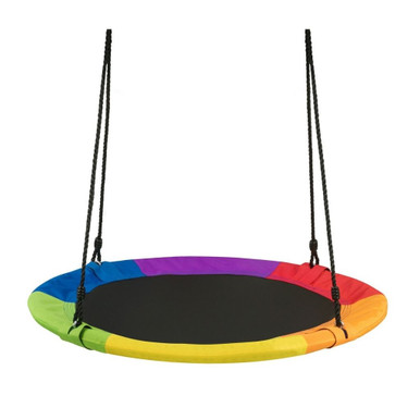 Photos - Swing / Rocking Chair Goplus Kids' 40-Inch Flying Saucer Tree Swing - Multicolored UNTIL-OP70579