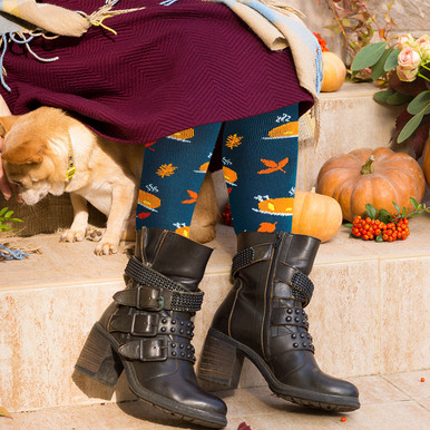 Knee-High Compression Socks, 15-20mmHg, Assorted (4-Pair) - Small/Medium