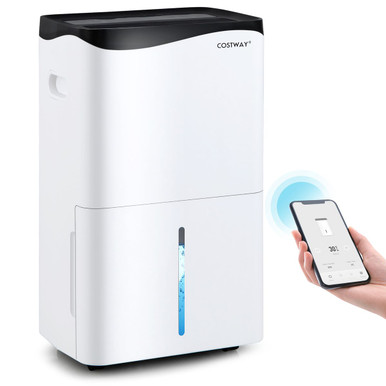 Photos - Dehumidifier Goplus 100-Pint  with Smart App and Alexa Control ES10106US-WH