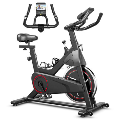 Photos - Exercise Bike Costway Stationary  with 22-Pound Flywheel SP37671 