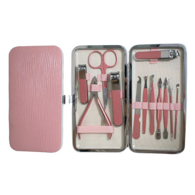 Photos - Nail Care Kit Multitasky Multitasky™ Pretty in Pink Manicure Set, 12 pc. MT-H-034