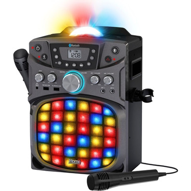 iHome&reg; Sound Factory Deluxe Bluetooth Karaoke with Party Lights