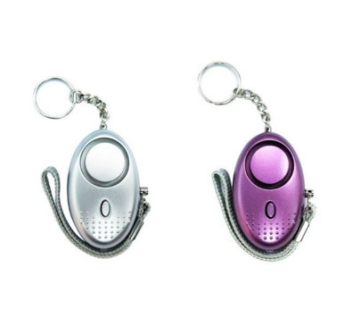 Personal Security Alarm Keychain with LED Light (2-Pack)