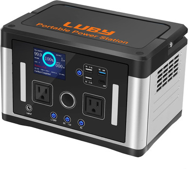 Luby&trade; 700W Portable Power Station Solar Generator