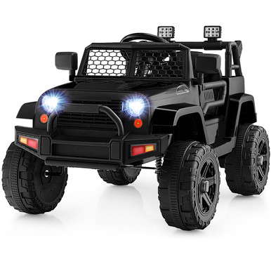 Kids' 12V Ride-on Truck with Remote and Headlights