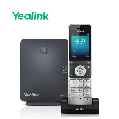 Yealink W60 Wireless DECT IP Phone Base and Handset
