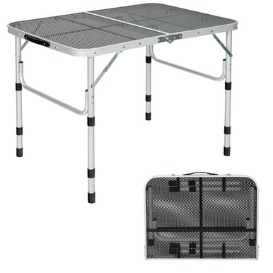 Folding Lightweight Aluminum Outdoor Table