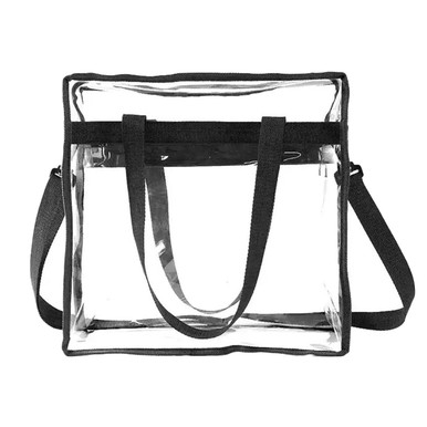 Stadium Approved Clear Tote Bag with Straps