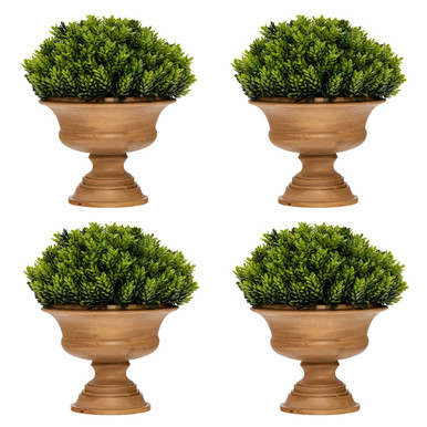 Artificial Mini Plant Decor (4-Pack)