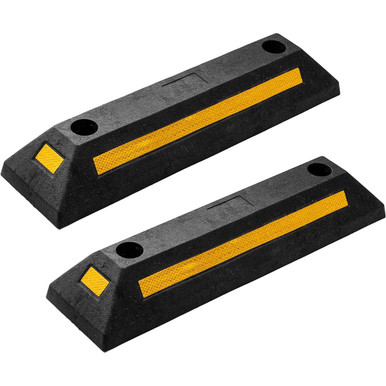 Zone Tech Heavy Duty Rubber Parking Guide 2Pack