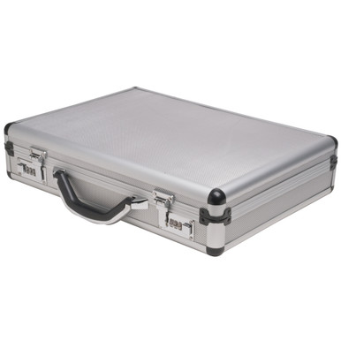 Photos - Business Briefcase RoadPro RoadPro® 17.5-inch Silver Aluminum Briefcase SPC-931R-DAS