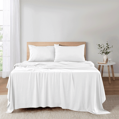 4-Piece Rayon from Bamboo Cooling Wrinkle-Resistant Bedding