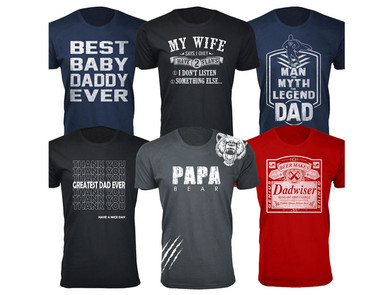 Men's Dad Theme T-shirts - Men's Best Father's Day T-shirts Ever - Dadwiser - Navy / L